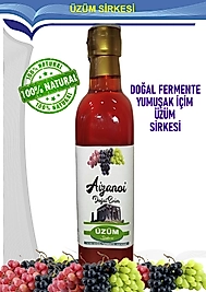 Üzüm Sirkesi 500 ml | Doğal Fermente İçimlik Üzüm Sirkesi | Katkısız Ham & Filtre Edilmemiş | Cam Şişe