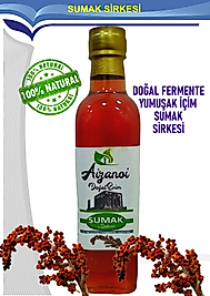 Sumak Sirkesi 500 ml | Doğal Fermente İçimlik Sumak Sirkesi | Katkısız Ham & Filtre Edilmemiş | Cam Şişe