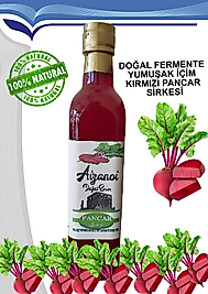 Kırmızı Pancar Sirkesi 500 ml | Doğal Fermente İçimlik Pancar Sirkesi | Katkısız Ham & Filtre Edilmemiş | Cam Şişe
