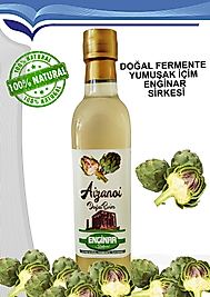 Enginar Sirkesi 500 ml | Doğal Fermente İçimlik Enginar Sirkesi | Katkısız Ham & Filtre Edilmemiş | Cam Şişe
