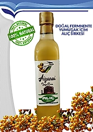 Alıç Sirkesi 500 ml | Doğal Fermente İçimlik Alıç Sirkesi | Katkısız Ham & Filtre Edilmemiş | Cam Şişe