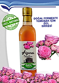 Gül Sirkesi 500 ml | Doğal Fermente İçimlik Gül Sirkesi | Katkısız Ham & Filtre Edilmemiş | Cam Şişe