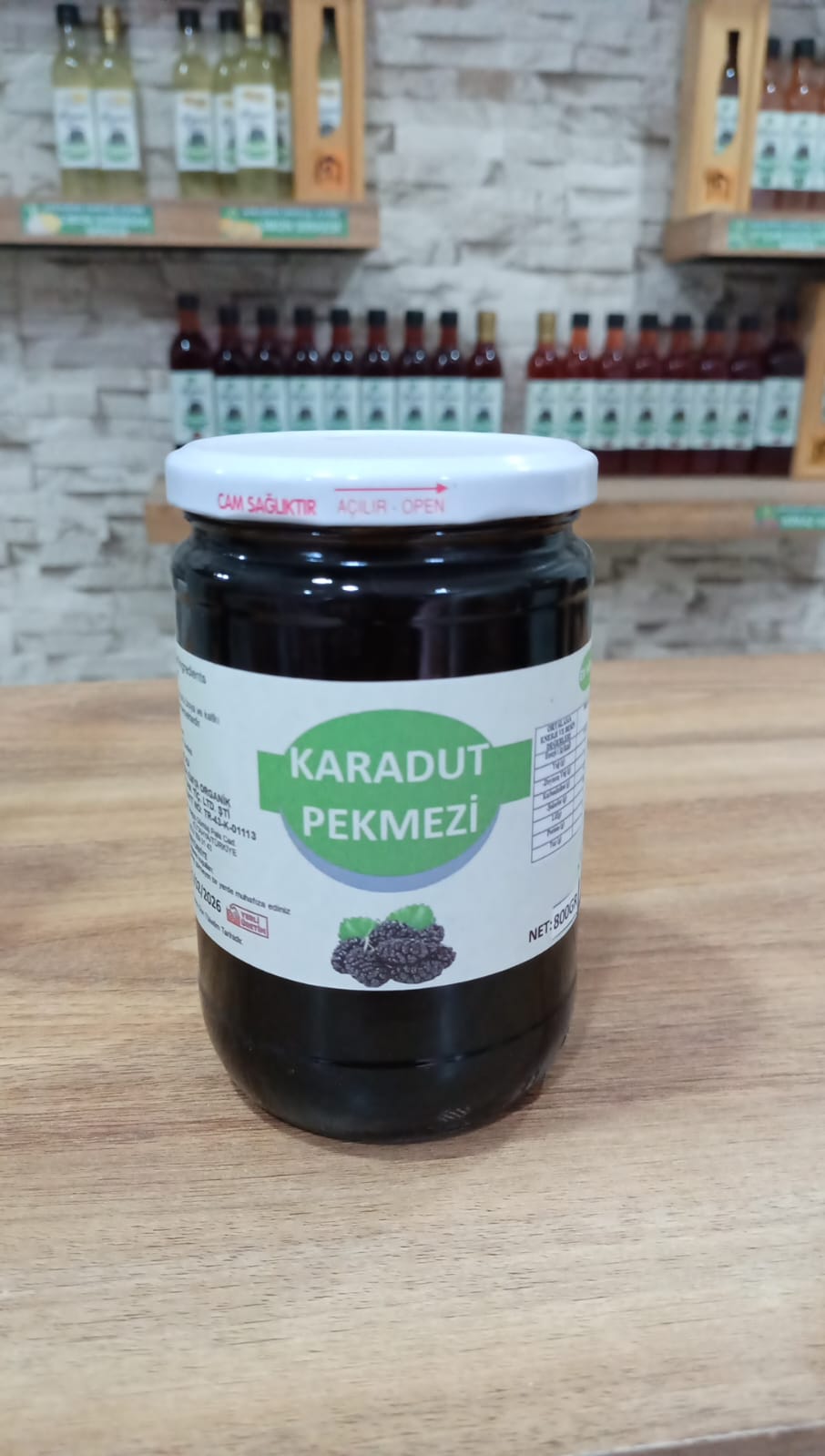 Köy Yapımı Dut Pekmezi 800 gr | Doğal & Katkısız | Geleneksel Tarif | Cam Kavanoz